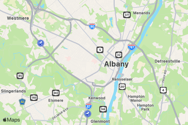The Dinner Detective True Crime Murder Mystery Show - Albany, NY 9/13 location map image