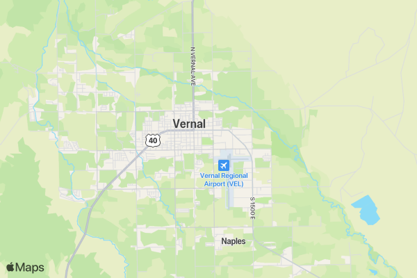 Uintah County Women Self Defense Super Seminar location map image