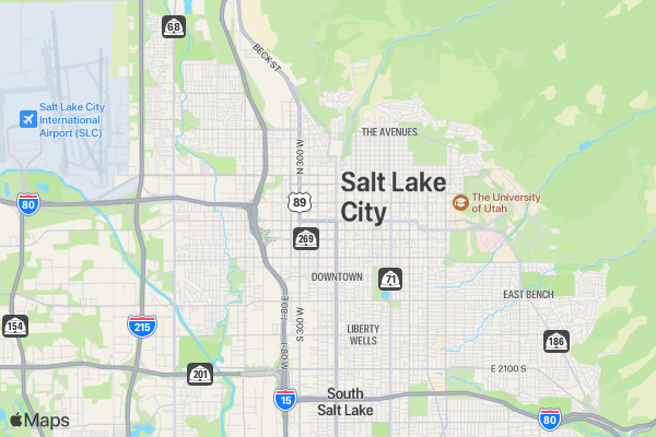 Utah Ghost Tours - LDS Singles Private Group location map image