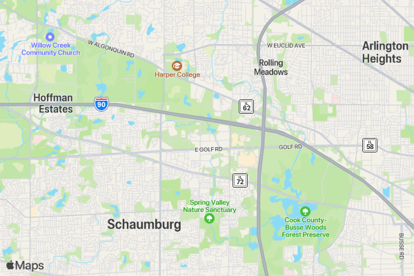 Wallyball location map image