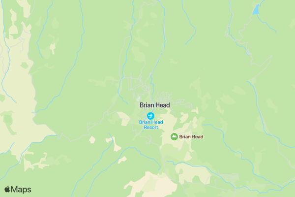 Brian Head location map image