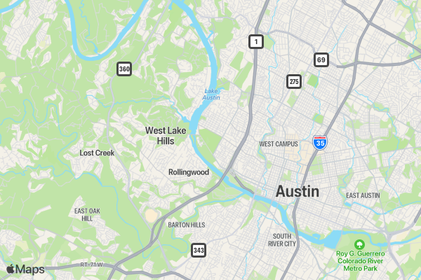 Golf Tournament location map image